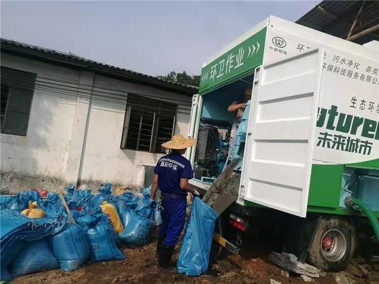 堆龙德庆工业污泥压干处理